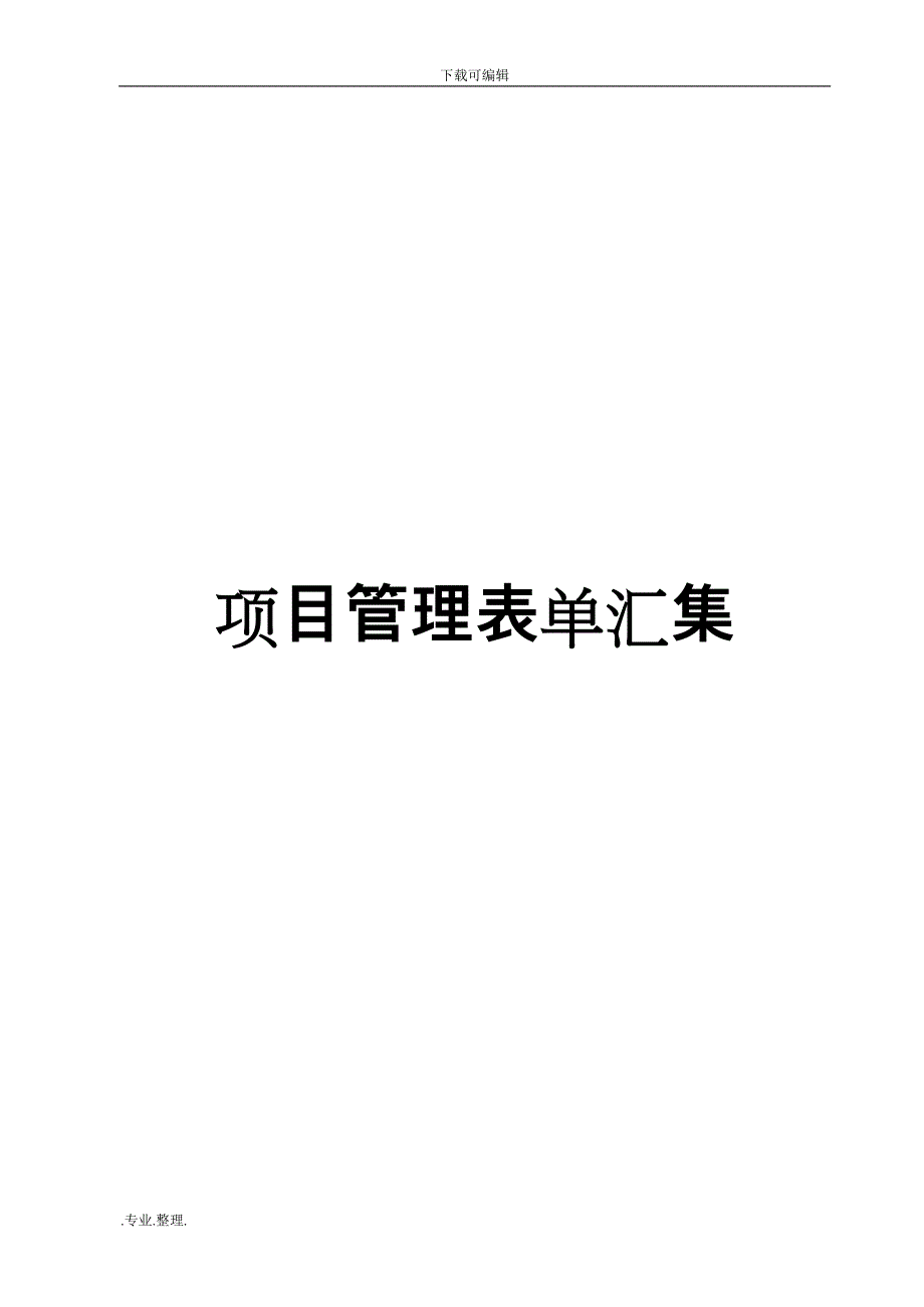 大型弱电项目工程施工规范表格模板_第1页