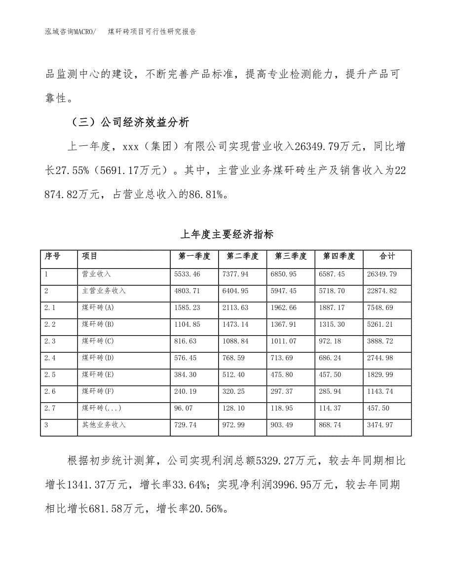 煤矸砖项目可行性研究报告模板及范文.docx_第5页