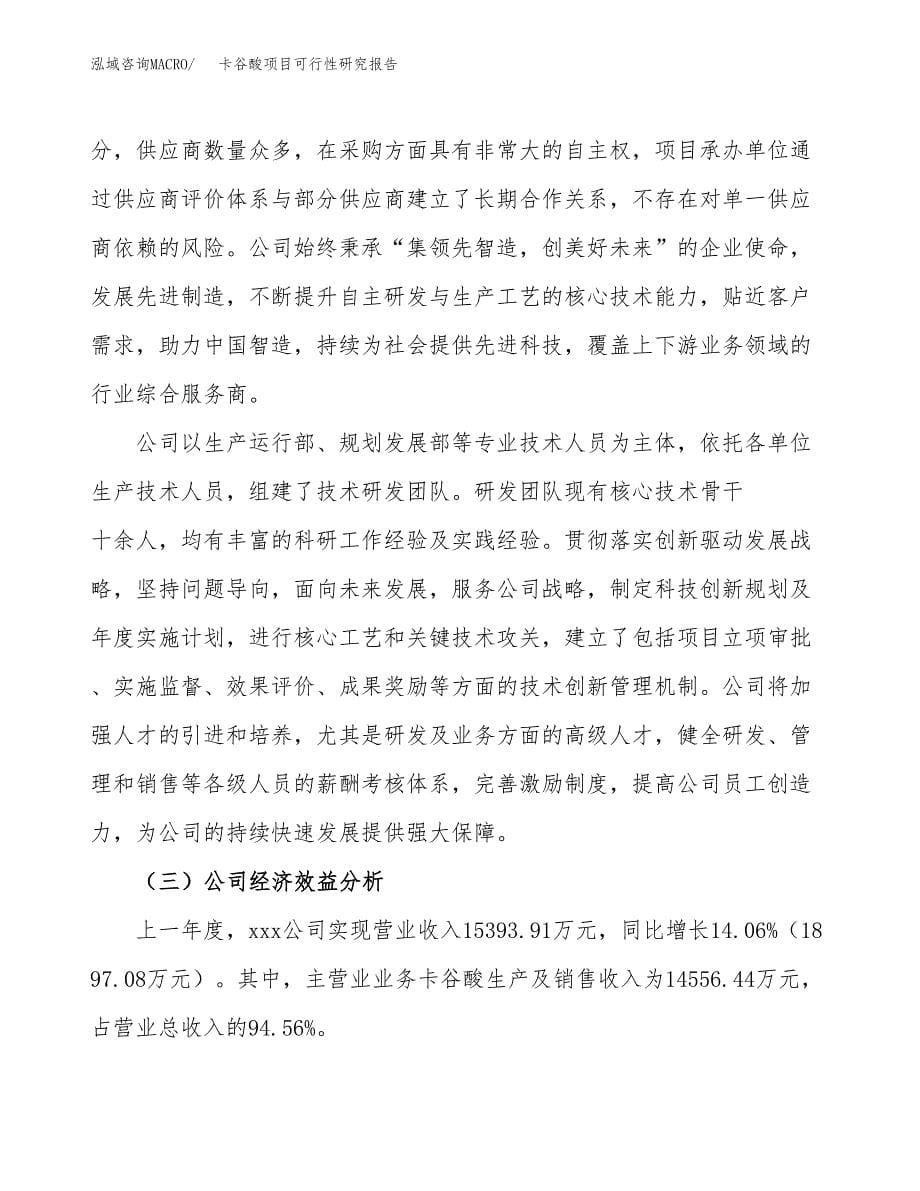 卡谷酸项目可行性研究报告模板及范文.docx_第5页