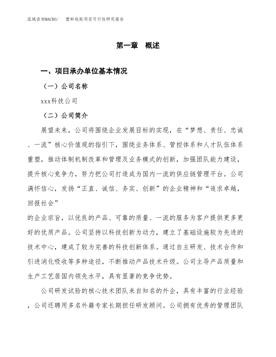 塑料线轮项目可行性研究报告模板及范文.docx_第4页