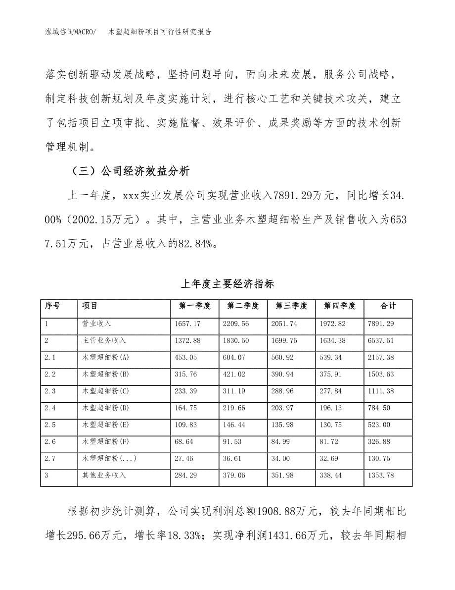 木塑超细粉项目可行性研究报告模板及范文.docx_第5页