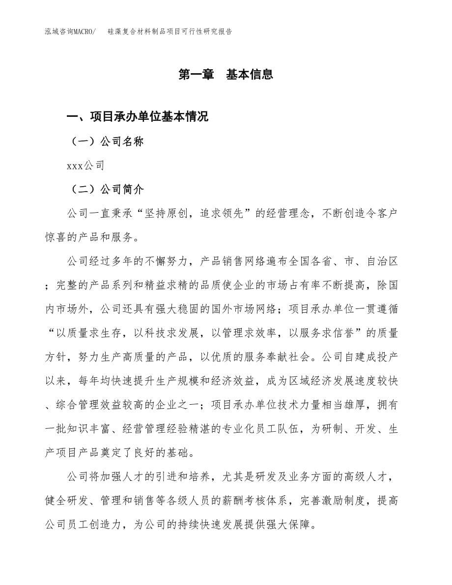 硅藻复合材料制品项目可行性研究报告模板及范文.docx_第5页