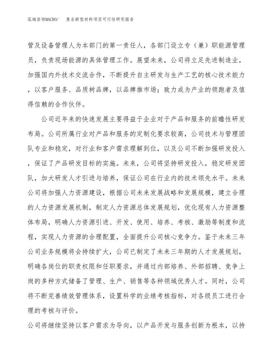 复合新型材料项目可行性研究报告模板及范文.docx_第5页