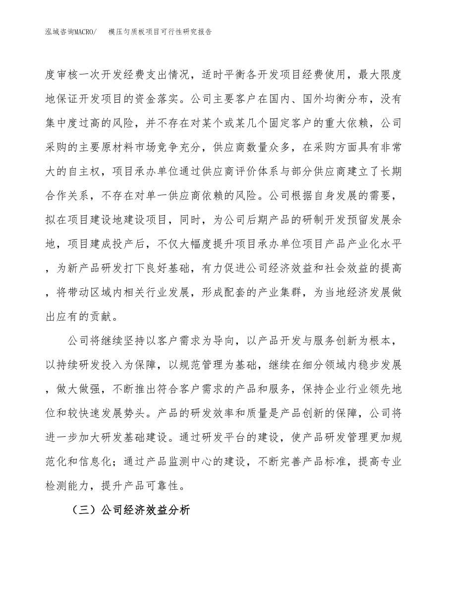 模压匀质板项目可行性研究报告模板及范文.docx_第5页