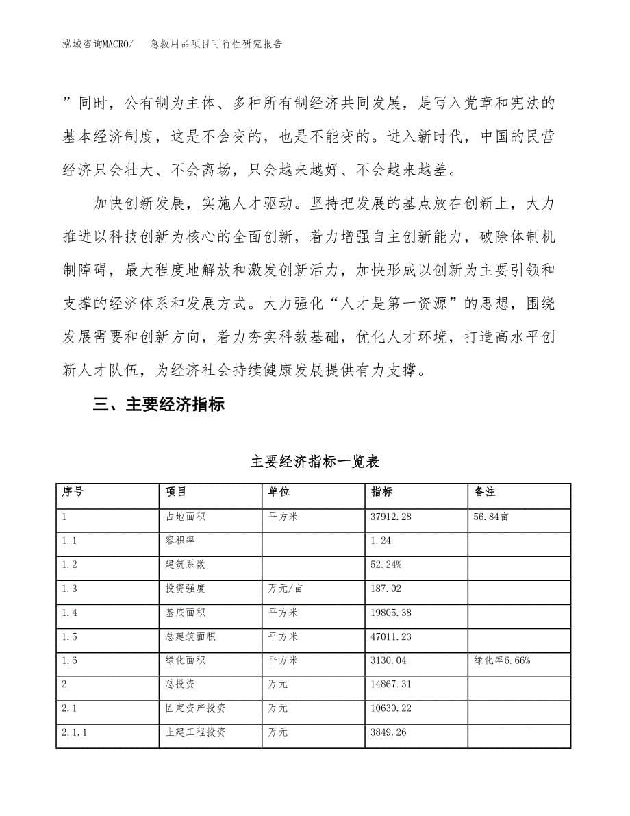 急救用品项目可行性研究报告(立项及备案申请).docx_第5页