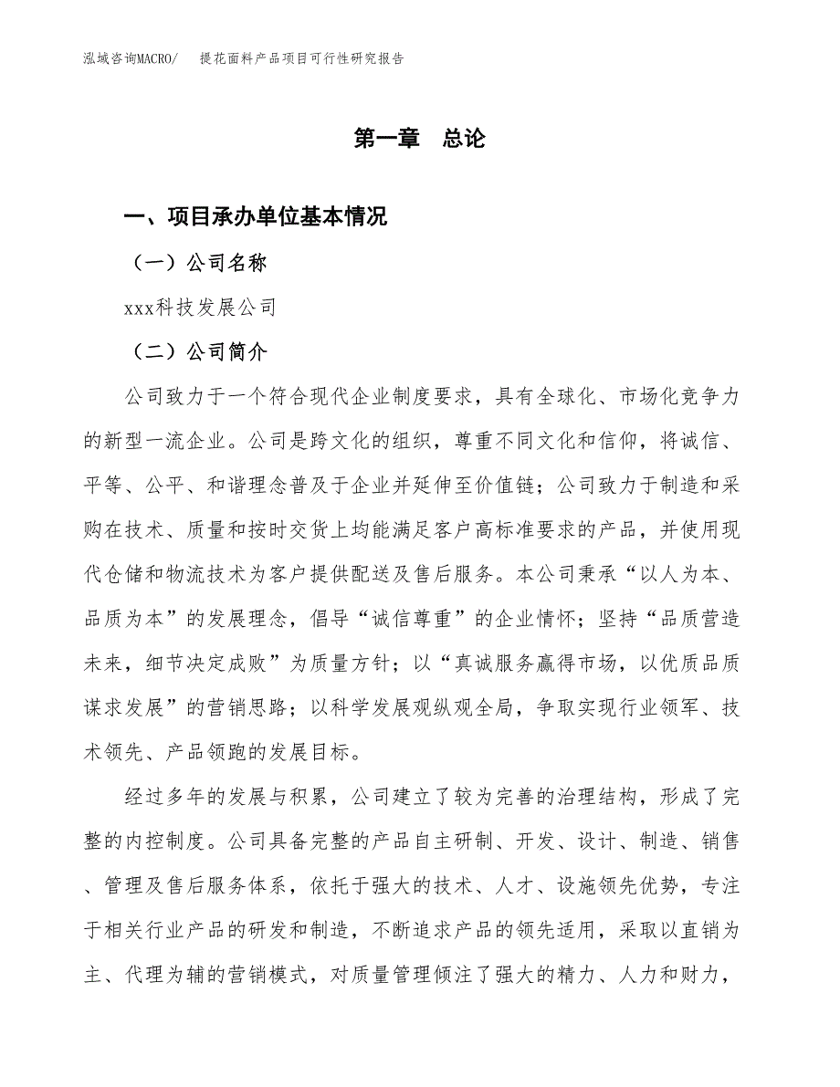 提花面料产品项目可行性研究报告模板及范文.docx_第4页