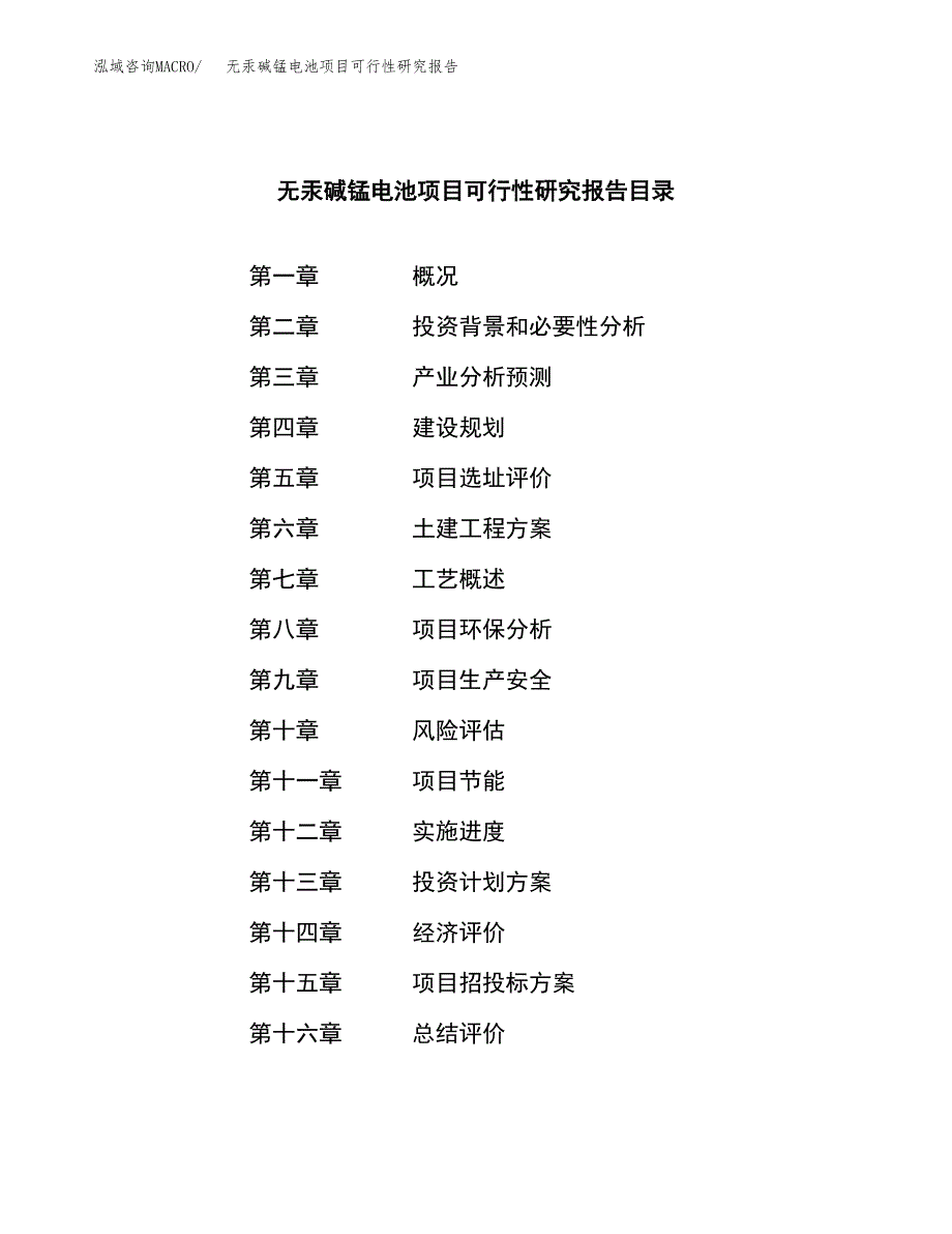 无汞碱锰电池项目可行性研究报告模板及范文.docx_第3页