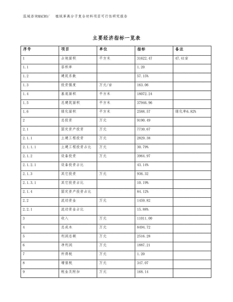 植绒革高分子复合材料项目可行性研究报告(立项及备案申请).docx_第5页