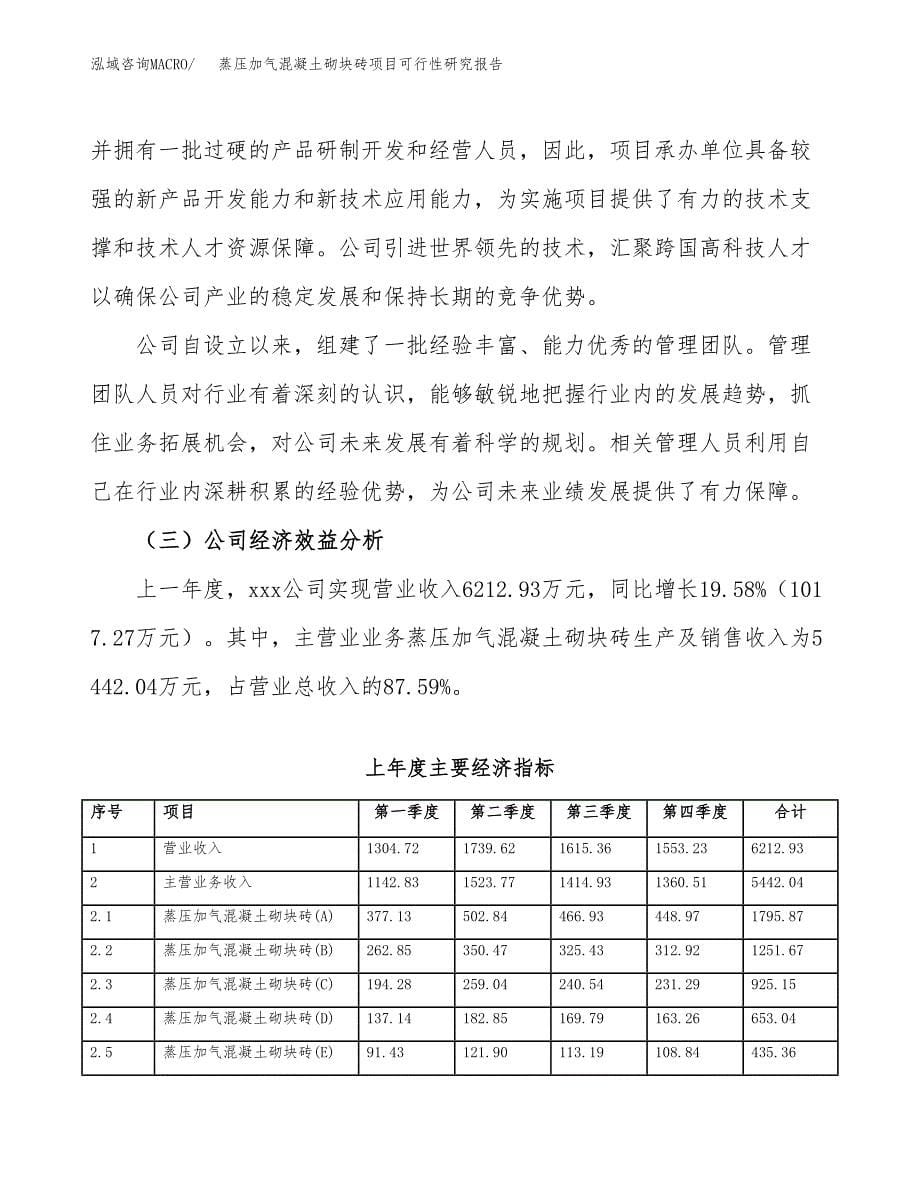 蒸压加气混凝土砌块砖项目可行性研究报告模板及范文.docx_第5页