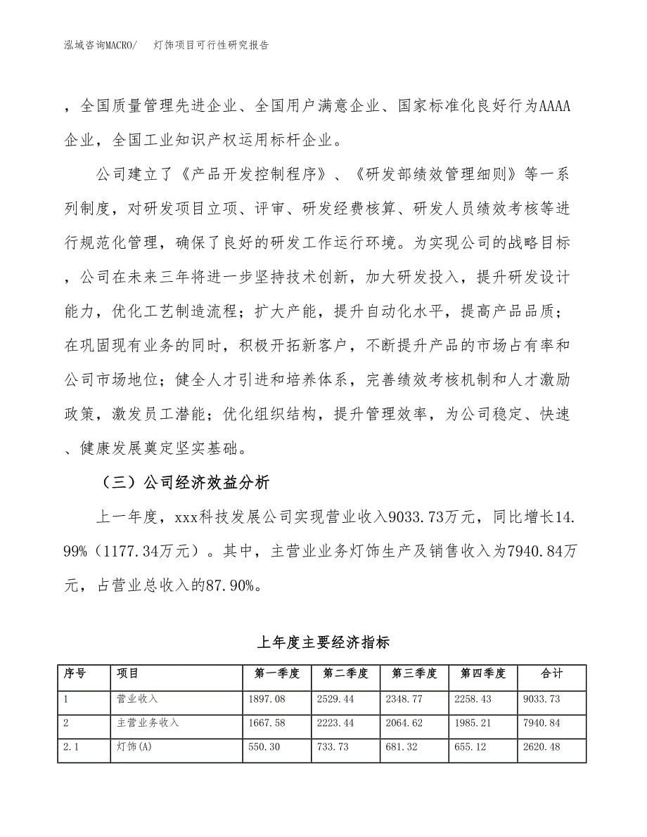 灯饰项目可行性研究报告模板及范文.docx_第5页