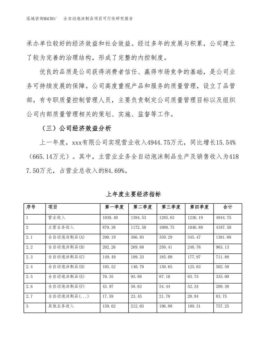 全自动泡沫制品项目可行性研究报告模板及范文.docx_第5页