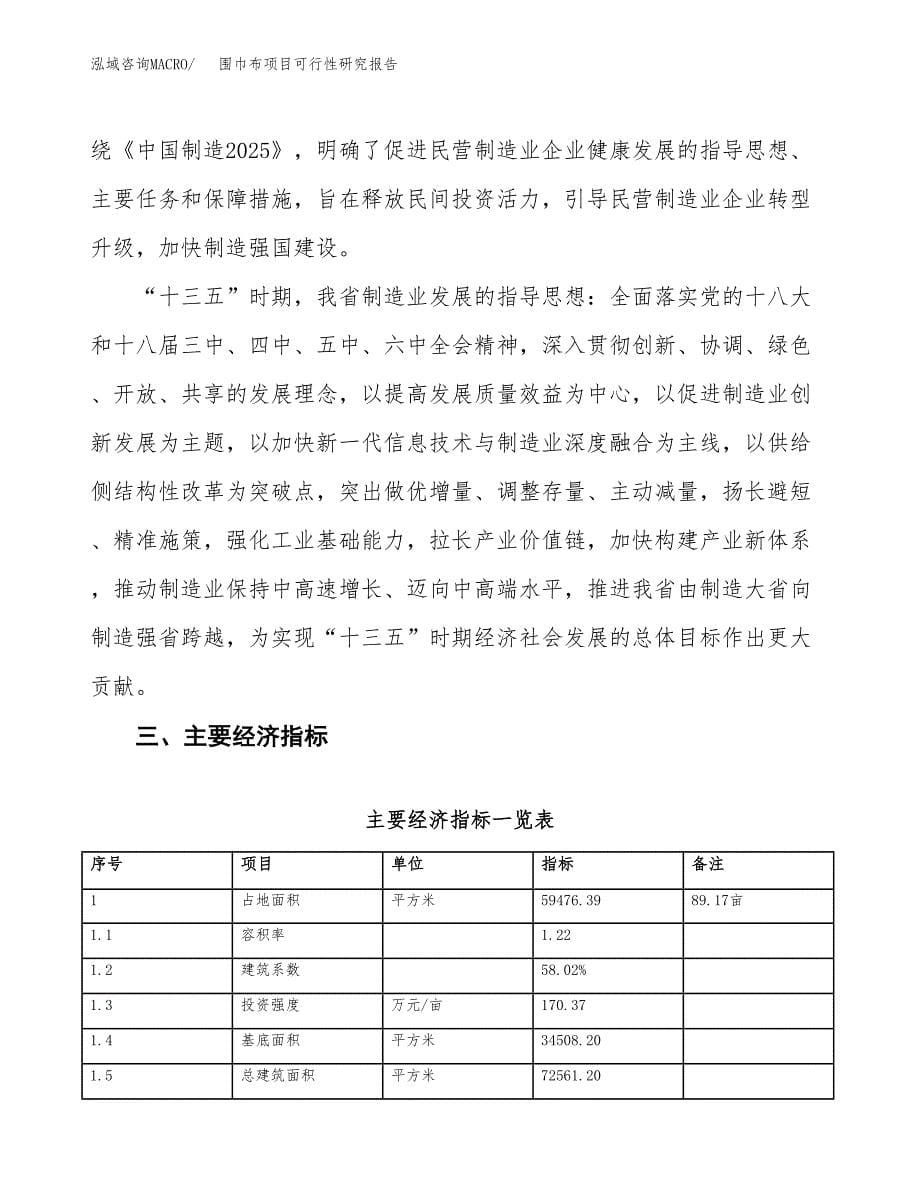 围巾布项目可行性研究报告(立项及备案申请).docx_第5页