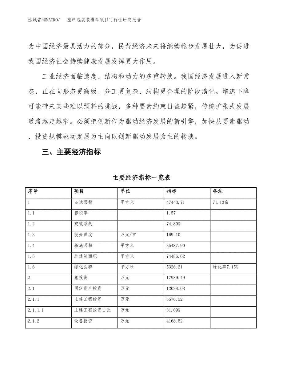 塑料包装装潢品项目可行性研究报告(立项及备案申请).docx_第5页