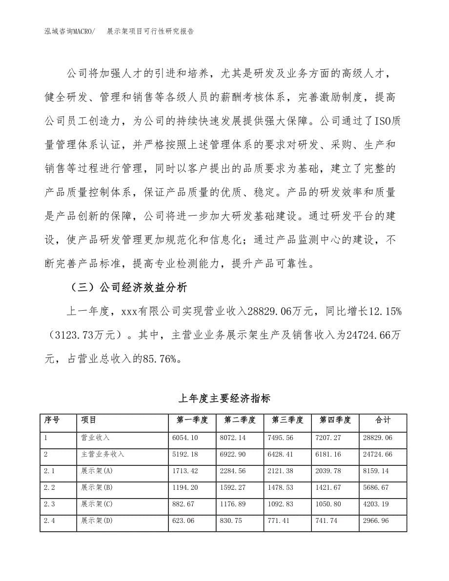 展示架项目可行性研究报告模板及范文.docx_第5页