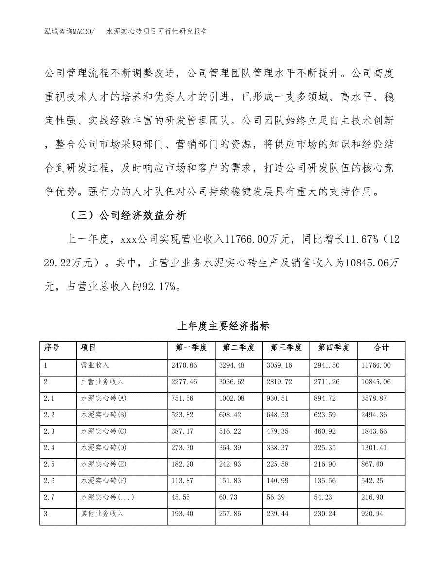 水泥实心砖项目可行性研究报告模板及范文.docx_第5页