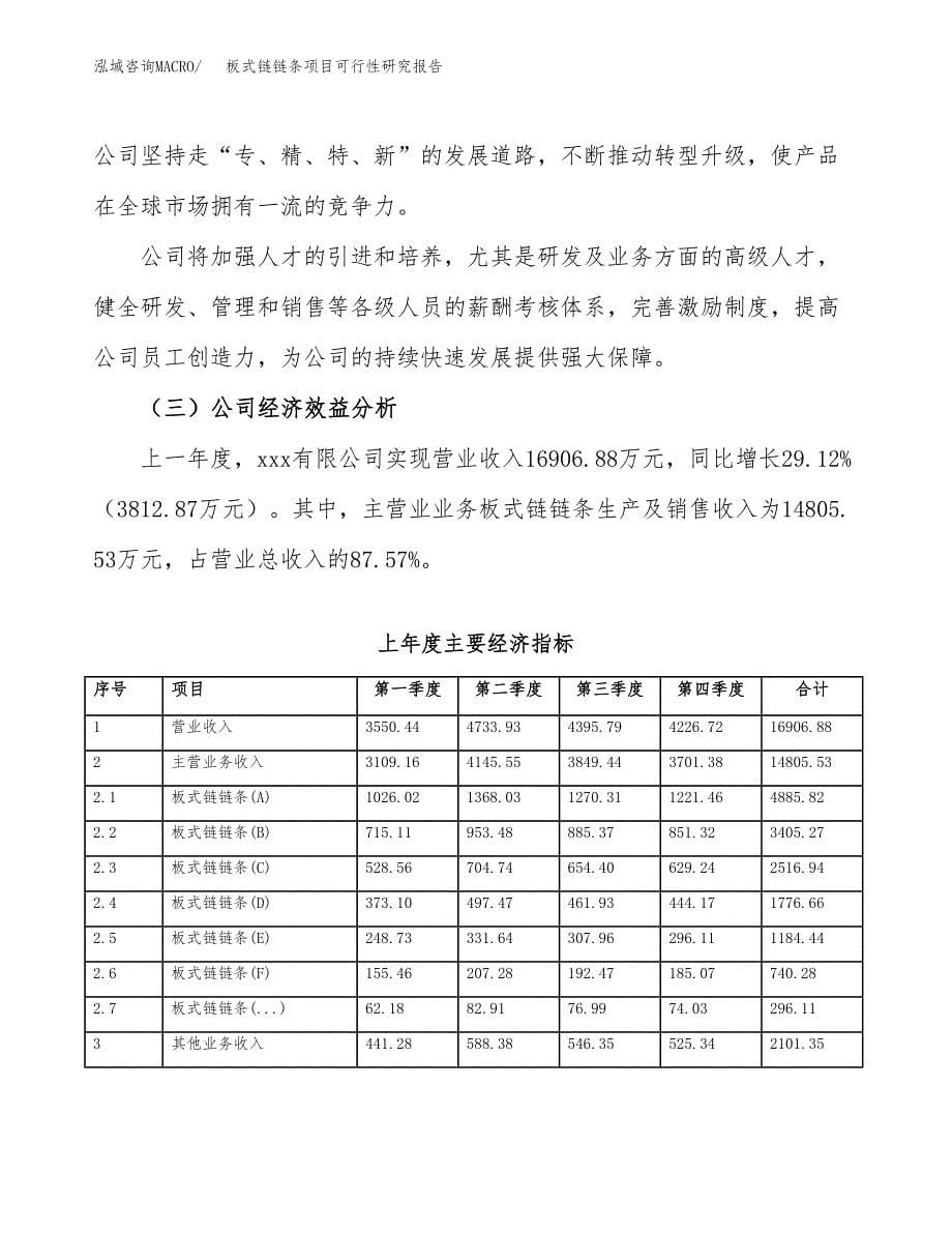 板式链链条项目可行性研究报告模板及范文.docx_第5页