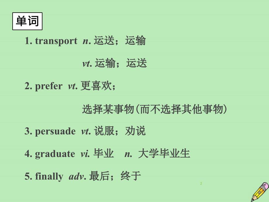 广东省普通高中2020年高中英语学业水平测试Unit3Traveljournal课件新人教版必修1_第2页