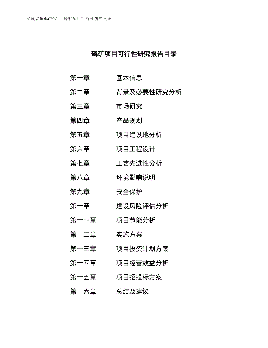 磷矿项目可行性研究报告模板及范文.docx_第3页