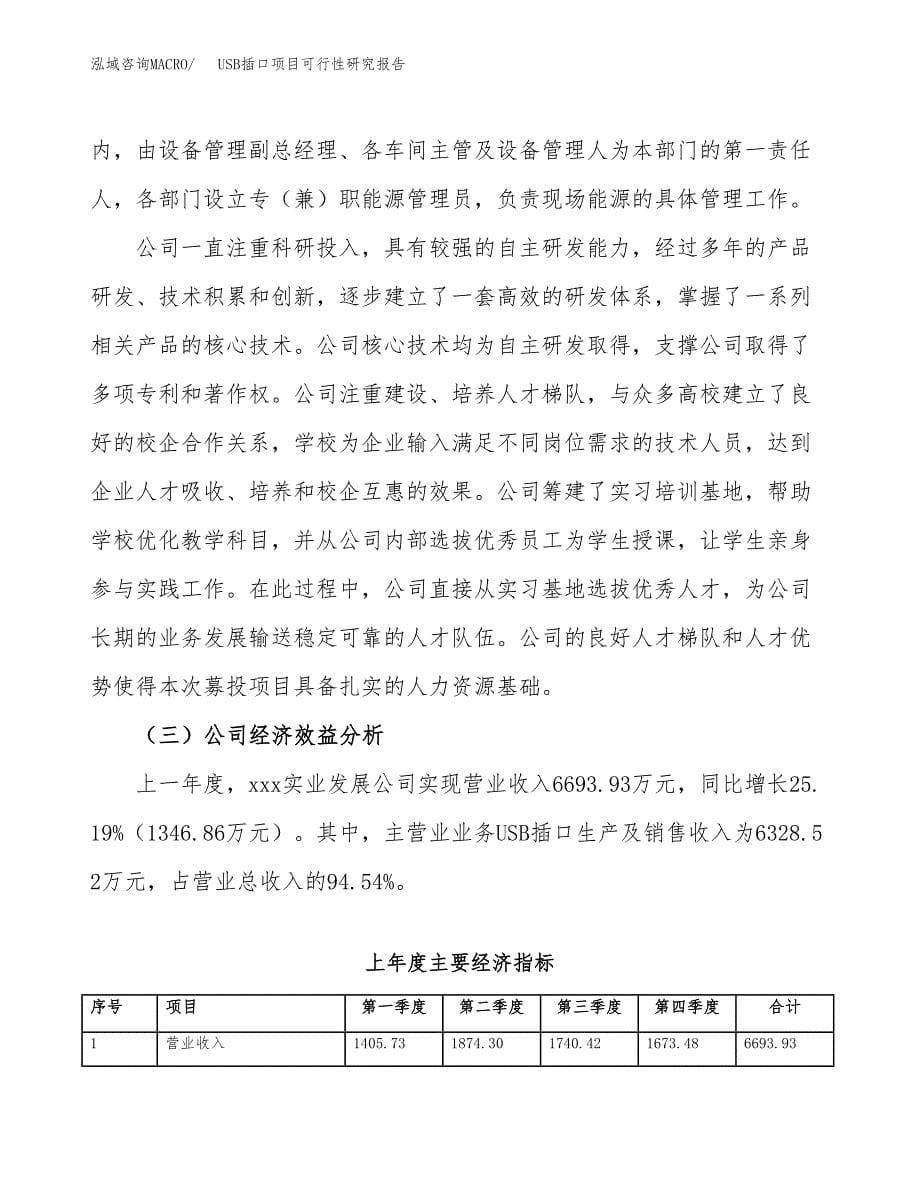 USB插口项目可行性研究报告模板及范文.docx_第5页