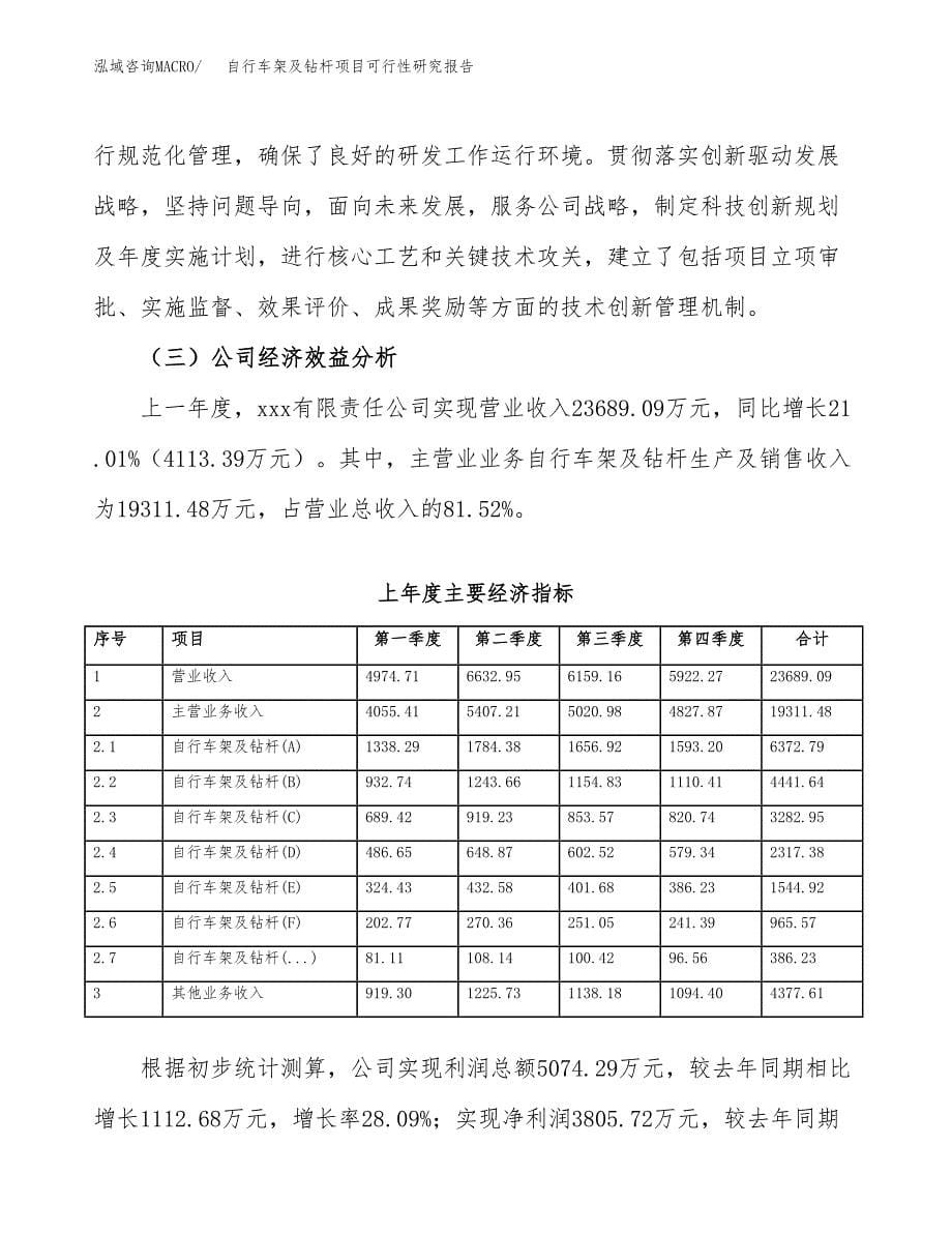 自行车架及钻杆项目可行性研究报告模板及范文.docx_第5页