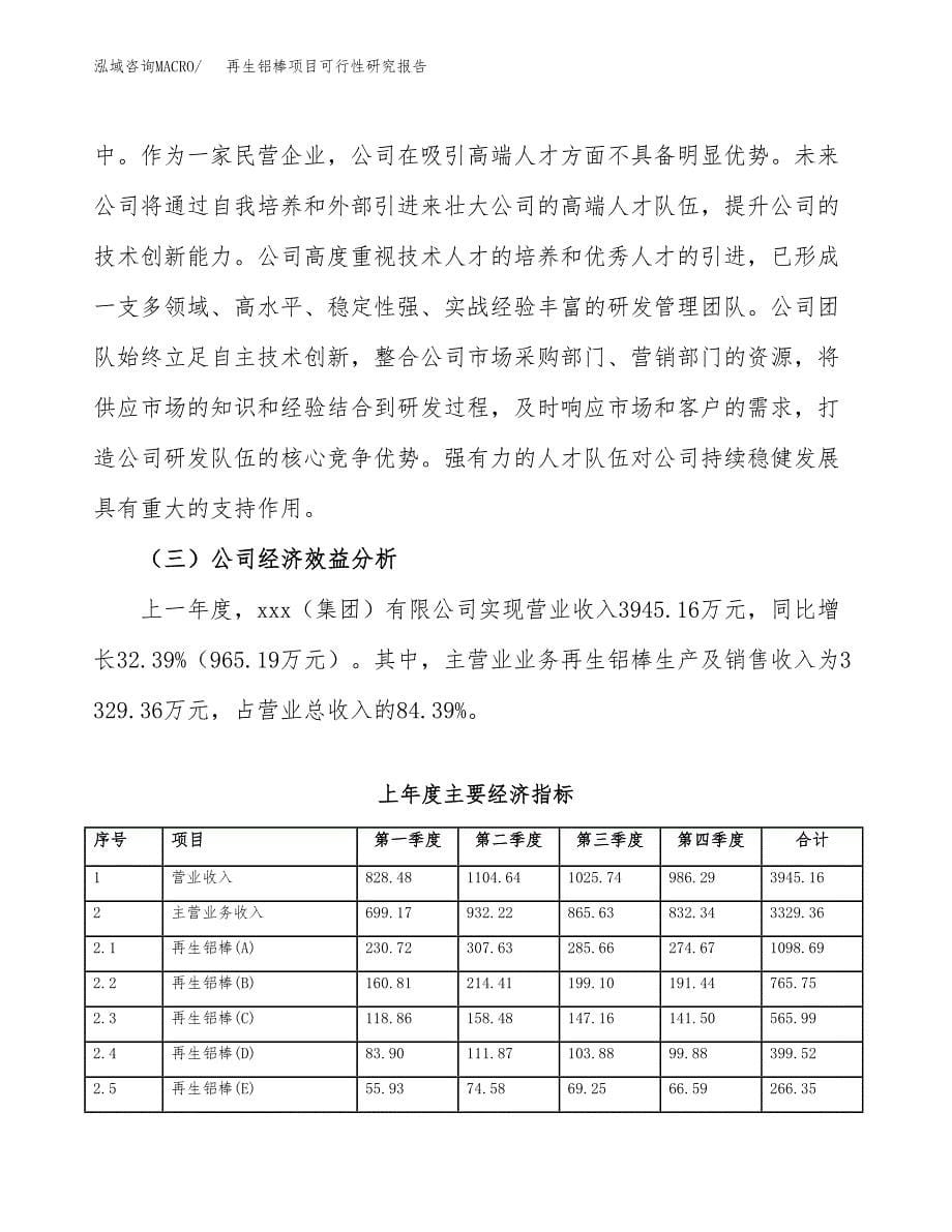 再生铝棒项目可行性研究报告模板及范文.docx_第5页