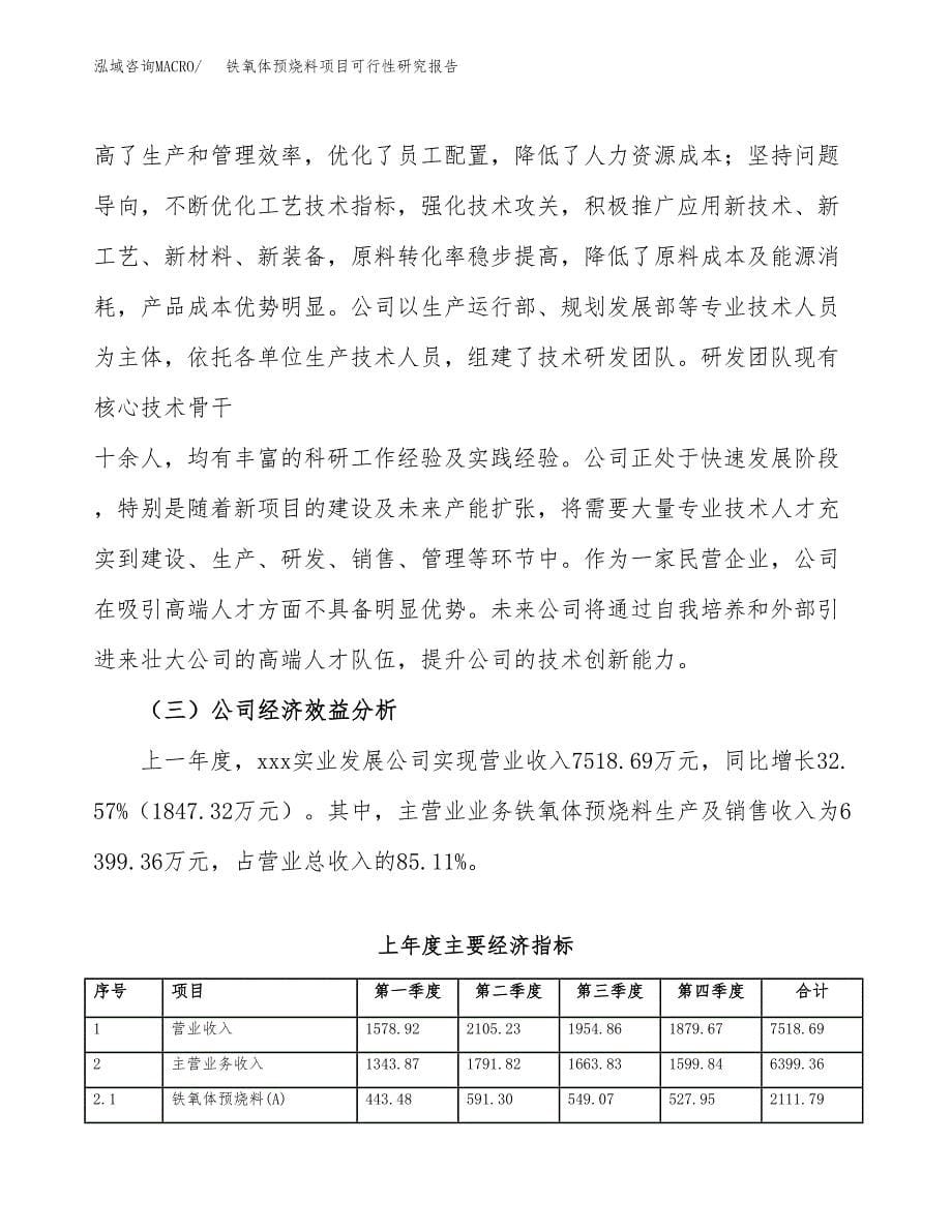 铁氧体预烧料项目可行性研究报告模板及范文.docx_第5页