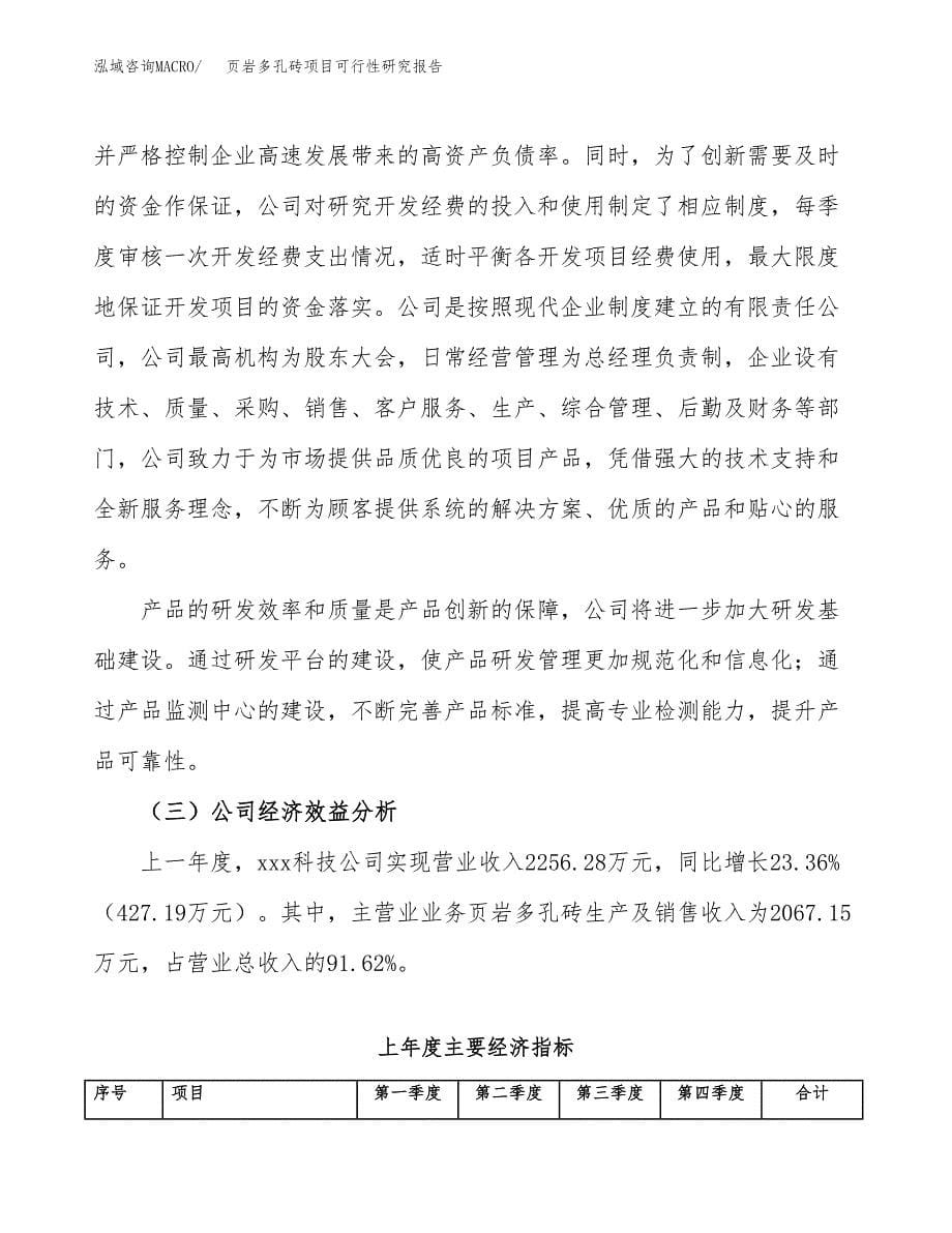 页岩多孔砖项目可行性研究报告模板及范文.docx_第5页