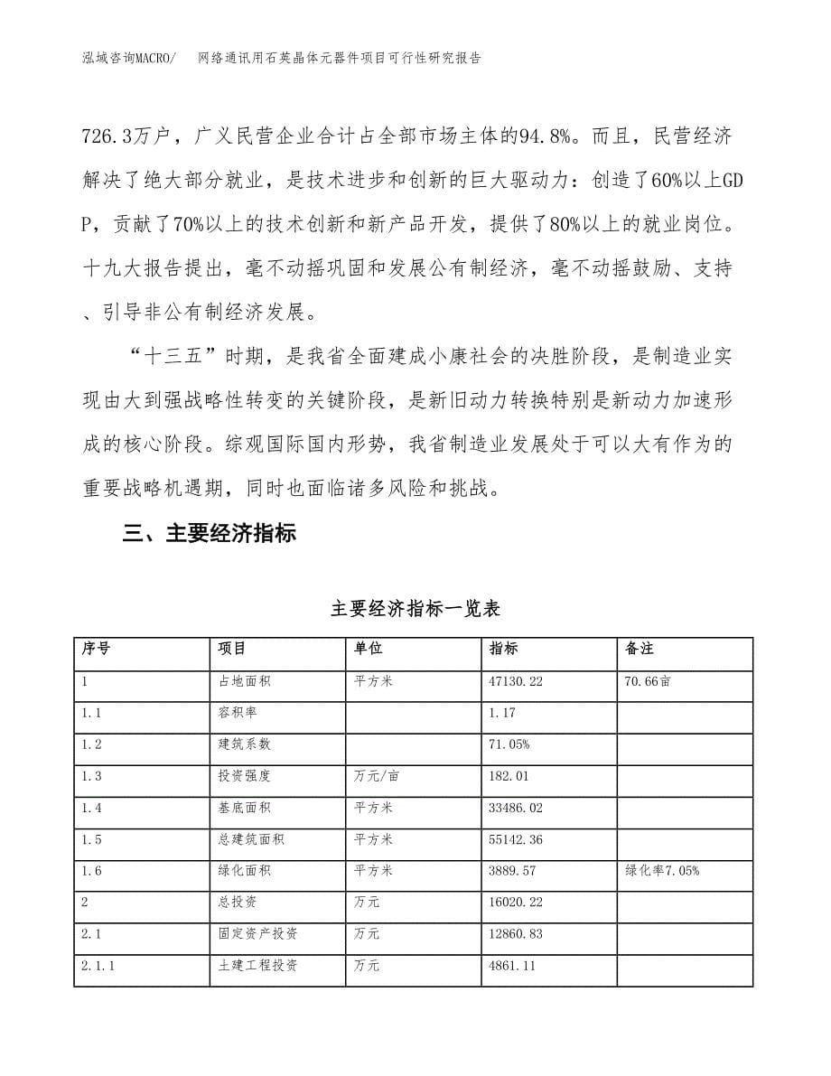 网络通讯用石英晶体元器件项目可行性研究报告(立项及备案申请).docx_第5页