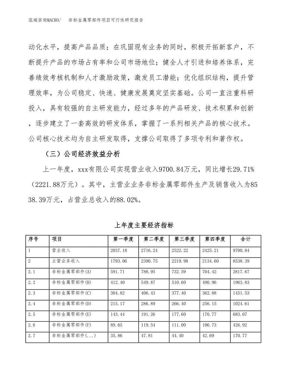 非标金属零部件项目可行性研究报告模板及范文.docx_第5页