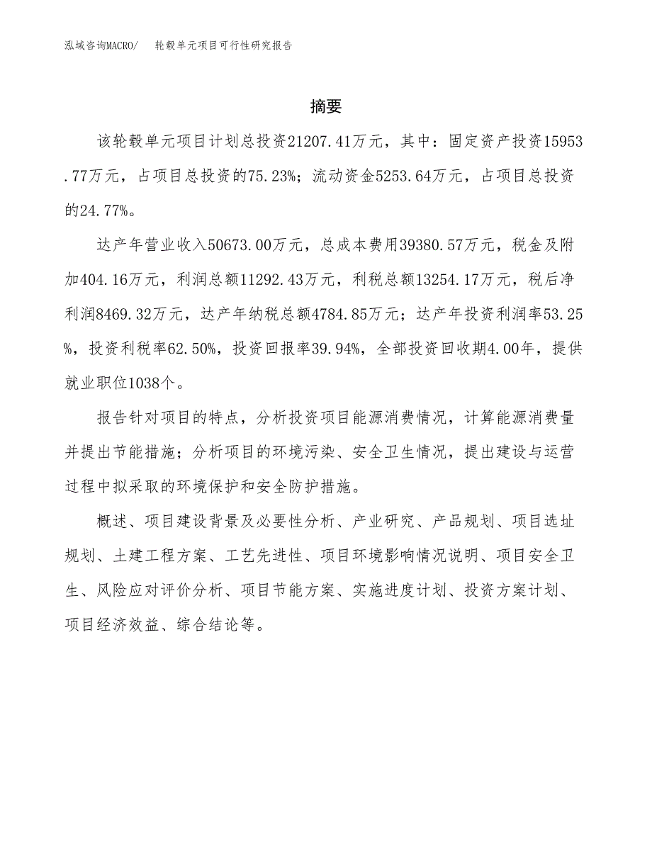 轮毂单元项目可行性研究报告模板及范文.docx_第2页