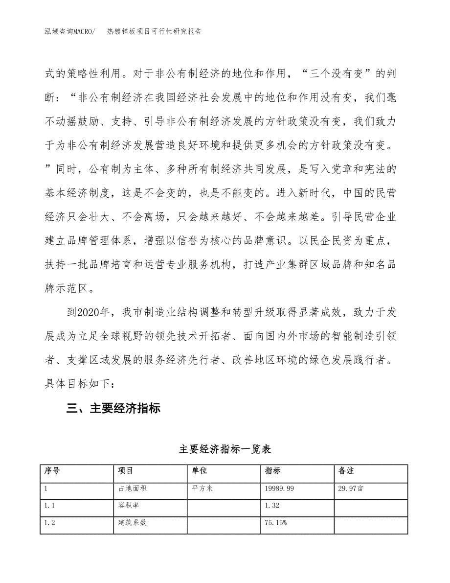 热镀锌板项目可行性研究报告(立项及备案申请).docx_第5页