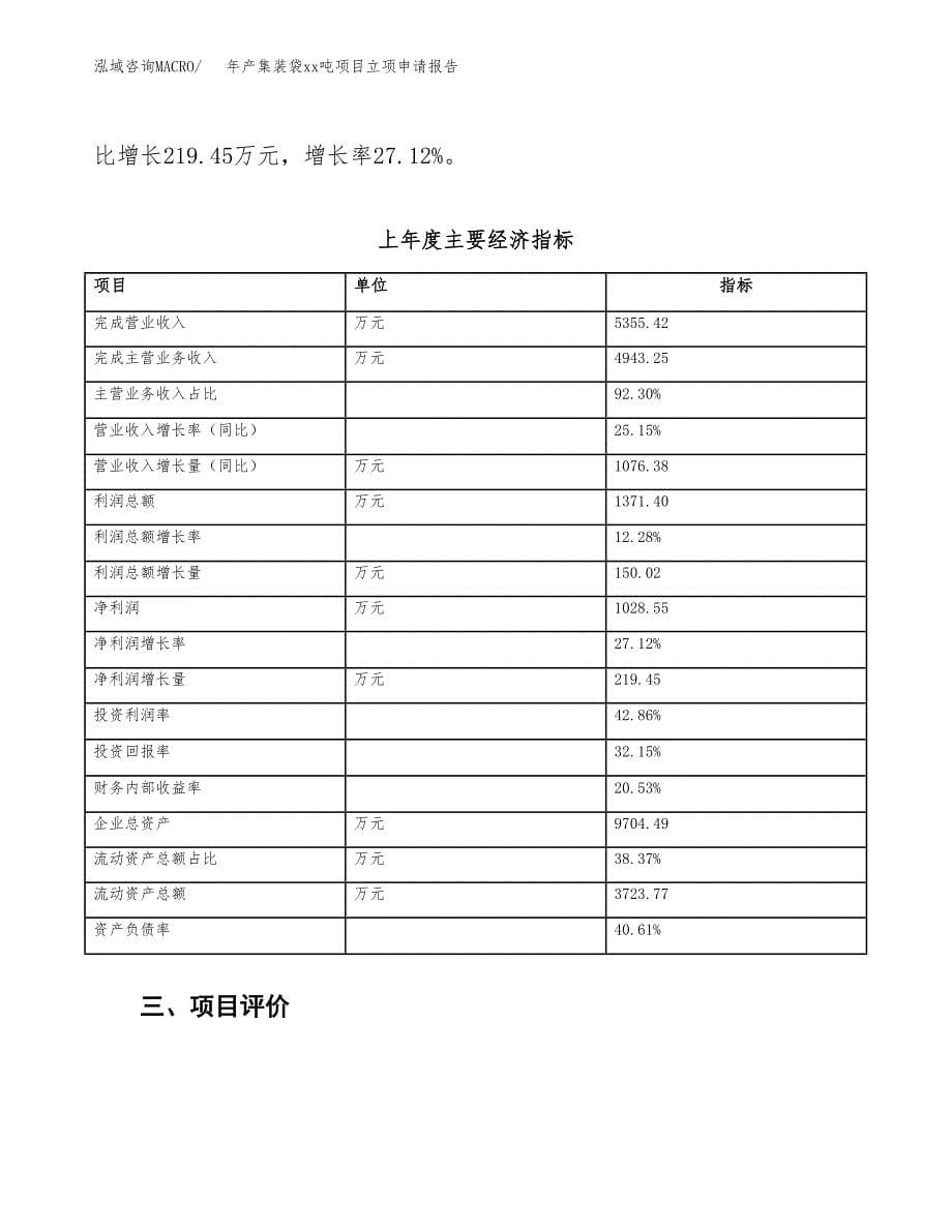 年产集装袋xx吨项目立项申请报告_第5页