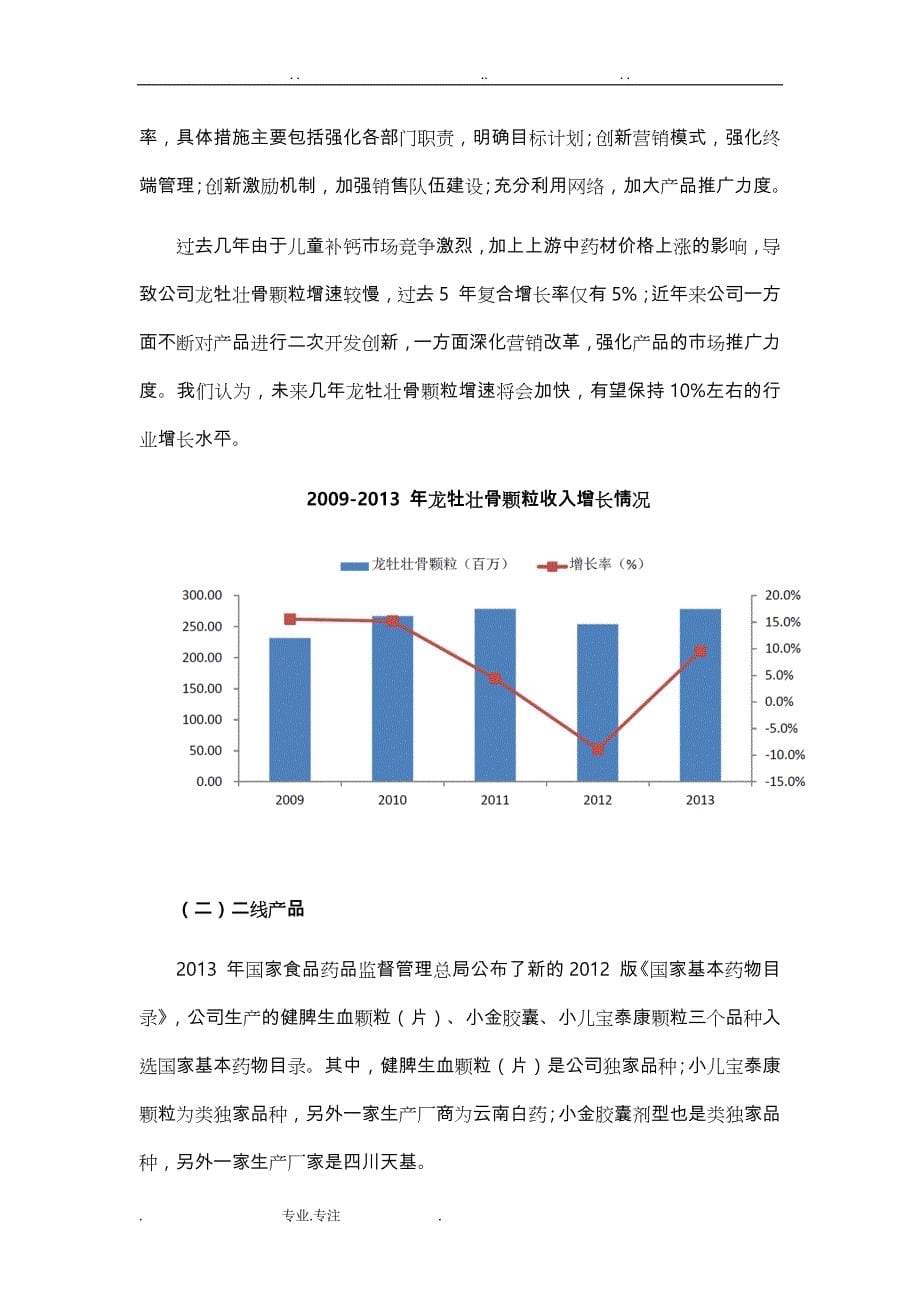 武汉健民投资价值初步分析报告文案_第5页
