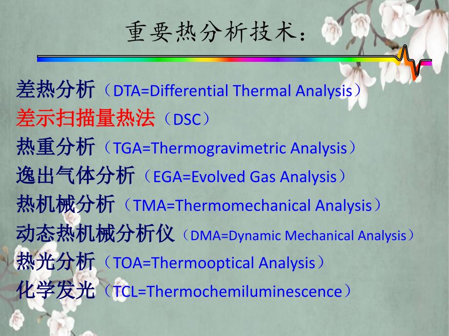 DSC差示量热仪实验室教学_第1页