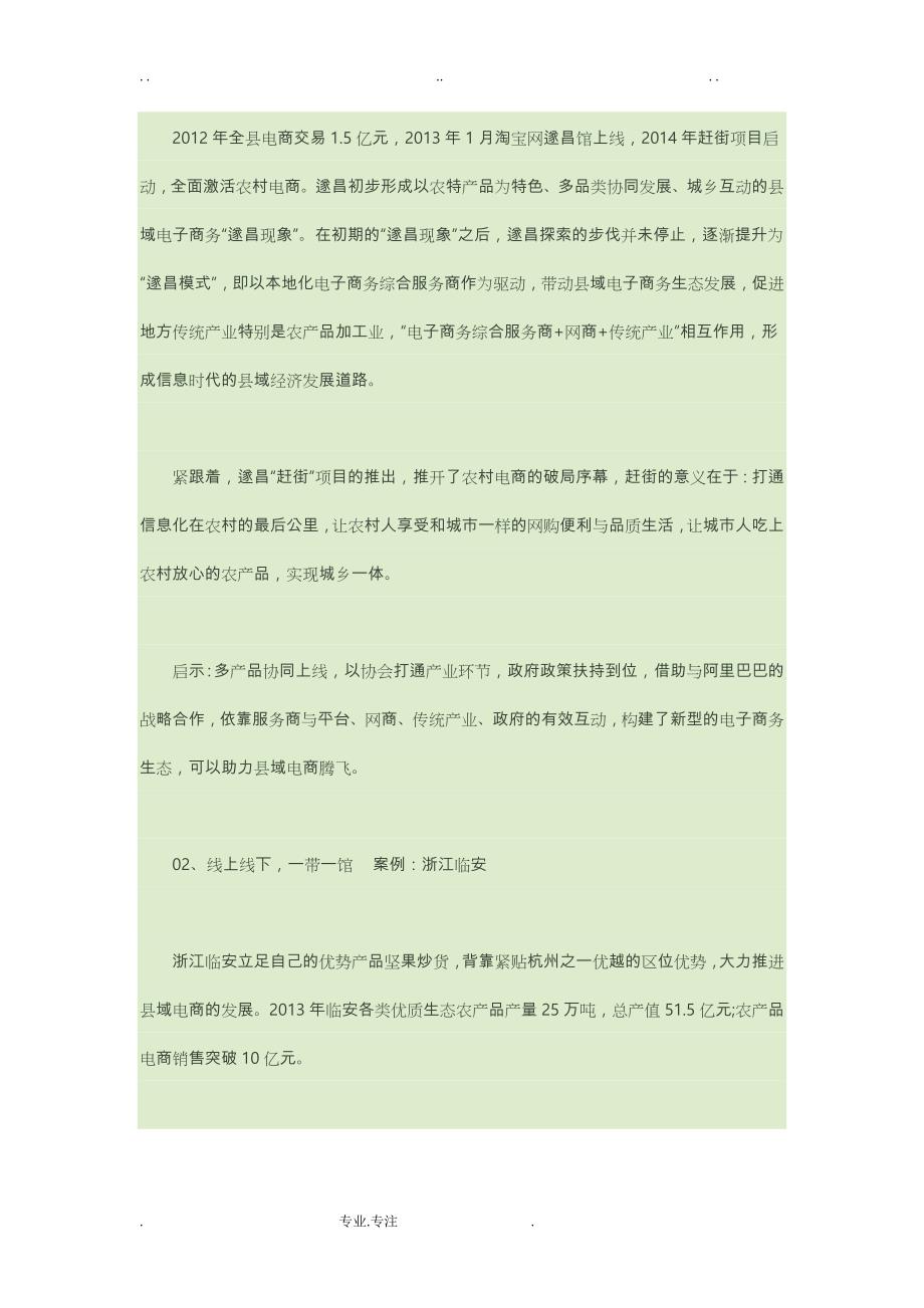 我国农村电商十大成功模式案例解析_第2页