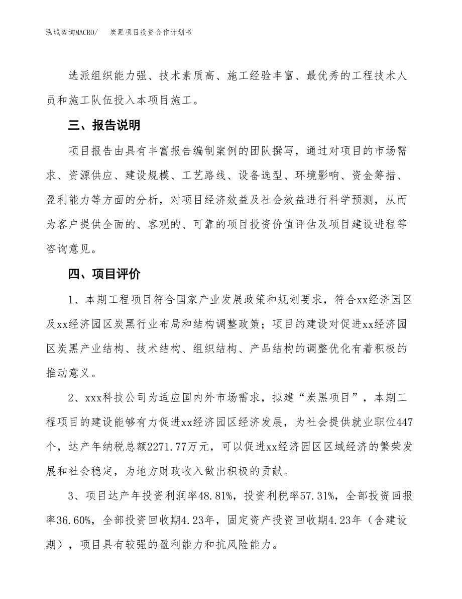 炭黑项目投资合作计划书模板.docx_第5页