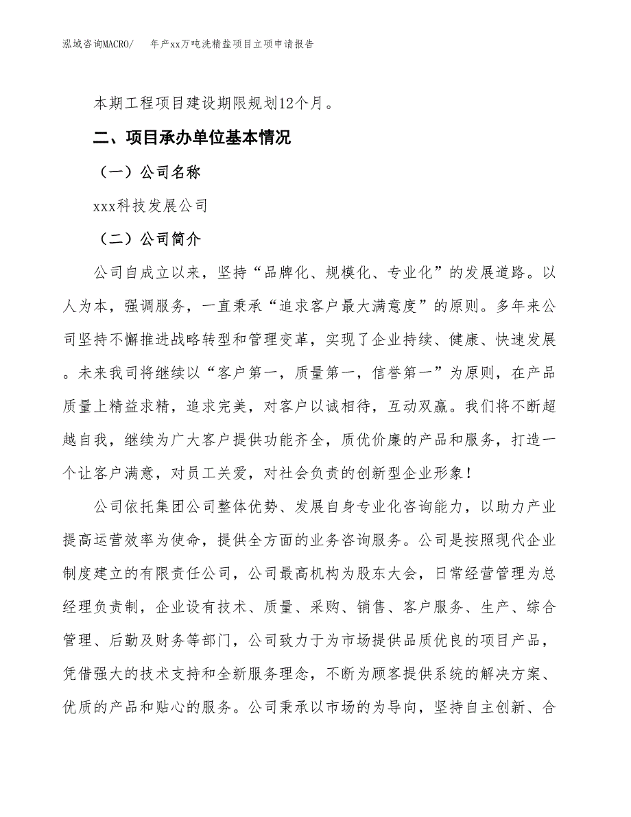 年产xx万吨洗精盐项目立项申请报告_第4页