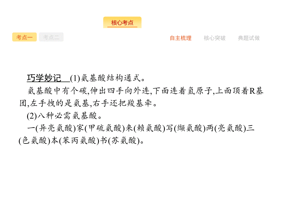 高三生物苏教一轮专题复习蛋白质、核酸结构和功能_第3页