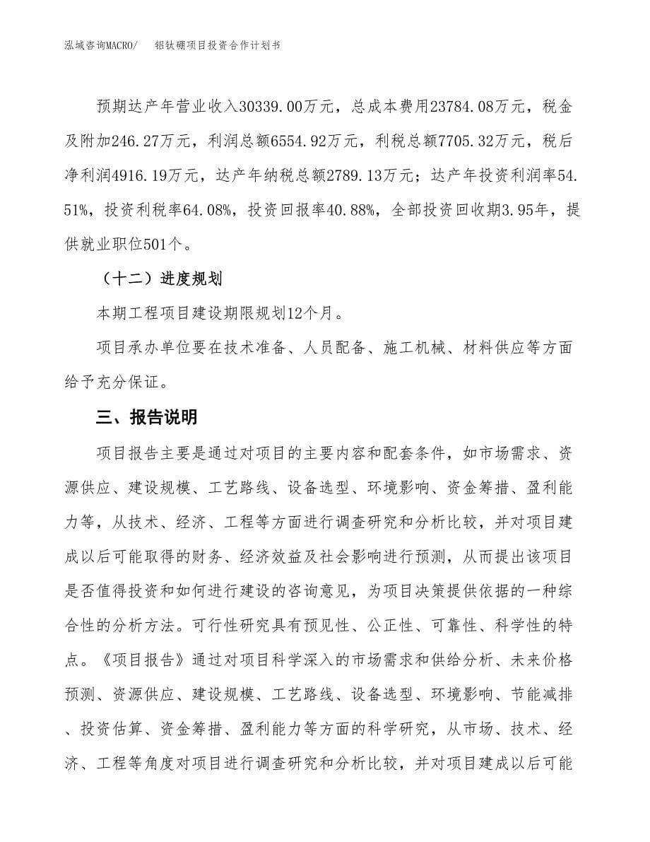 铝钛硼项目投资合作计划书模板.docx_第5页