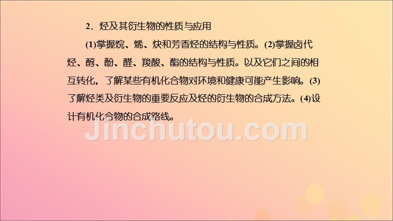 高考化学二轮冲刺复习精讲第一部分必考部分第14讲有机化学基础课件.ppt_第5页