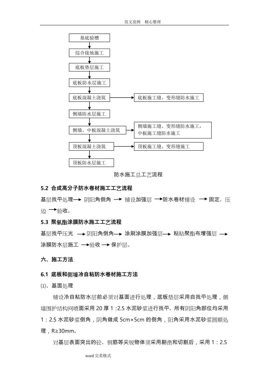 地铁车站主体防水工程施工设计方案_第5页