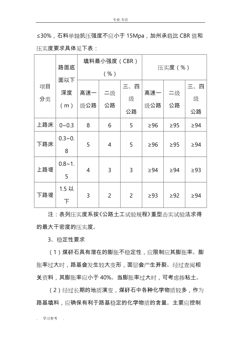 煤矸石路基施工工艺标准_第2页