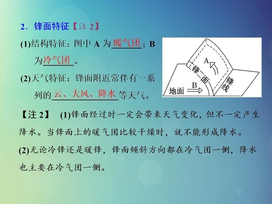 高考地理一轮复习第一模块自然地理第二章地球上的大气第三讲常见天气系统课件新人教版.ppt_第5页