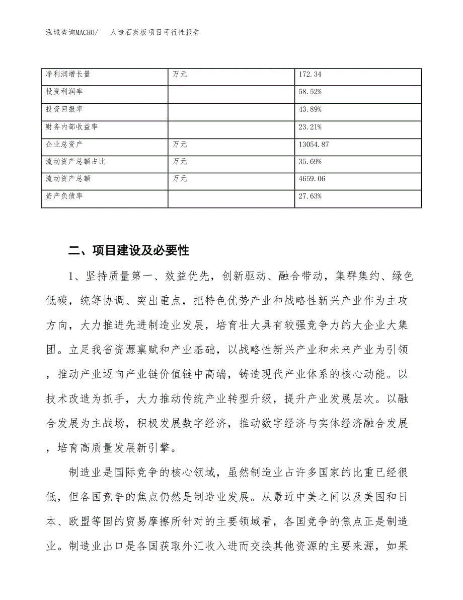 (立项备案申请样例)人造石英板项目可行性报告.docx_第4页