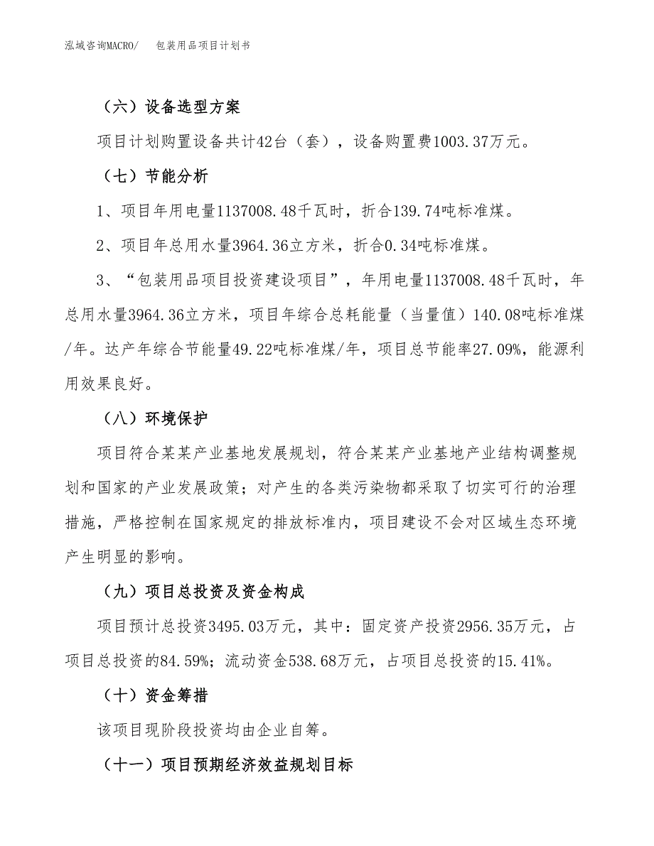 包装用品项目计划书(项目投资分析).docx_第2页