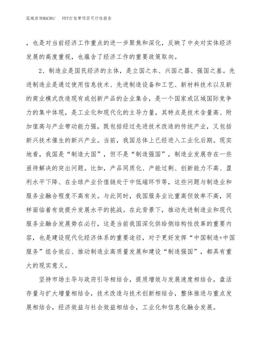 (立项备案申请样例)PET打包带项目可行性报告.docx_第5页