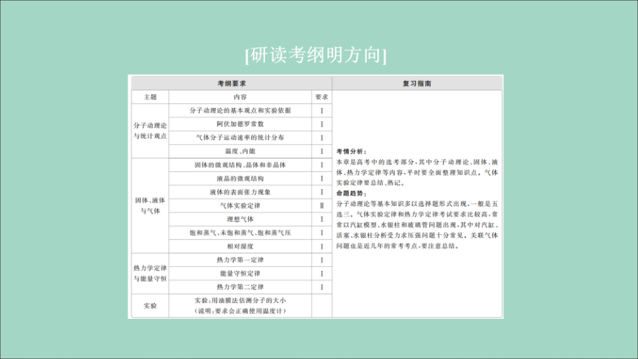 高考物理一轮复习第14章第61讲分子动理论内能课件（选修3_3）.ppt_第2页