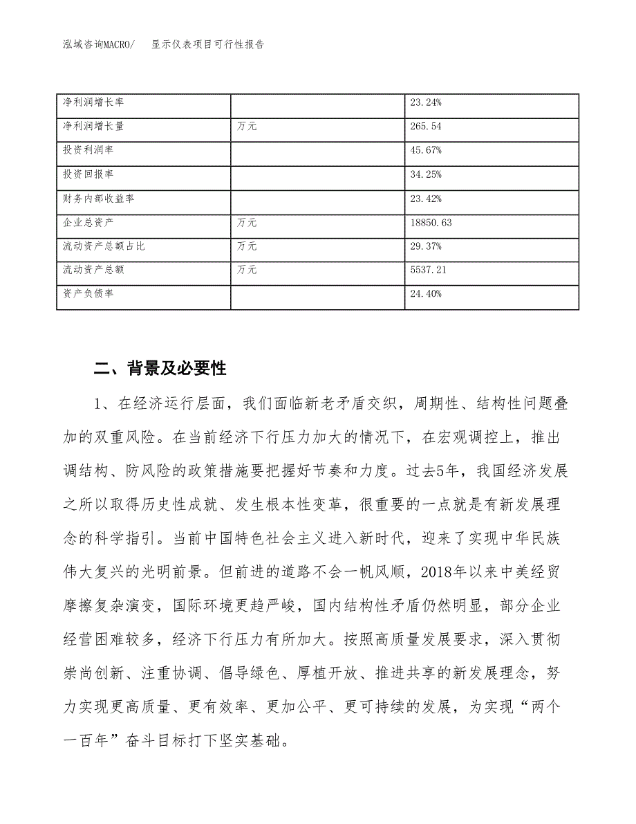 (立项备案申请样例)显示仪表项目可行性报告.docx_第4页