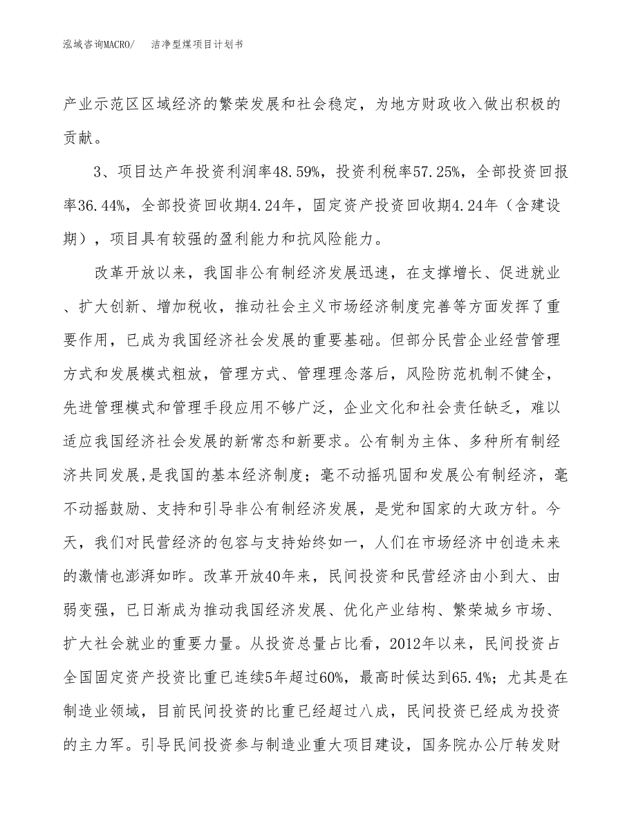 洁净型煤项目计划书(项目投资分析).docx_第4页