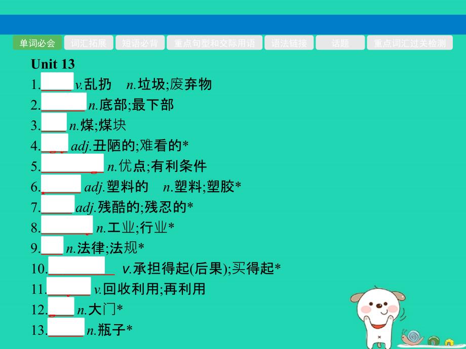 （课标通用）安徽省中考英语总复习第五部分九全第21课时Unit13_14课件.ppt_第2页